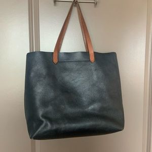 Madewell Transport Tote True Black Brown